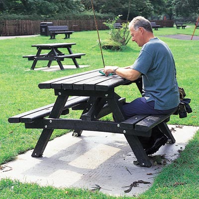 Recycled Material Picnic Tables
