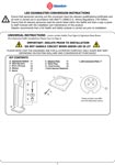 LED Signmaster Conversion Instructions
