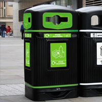 Glasdon Jubilee Recycling Bin for mixed recyclables