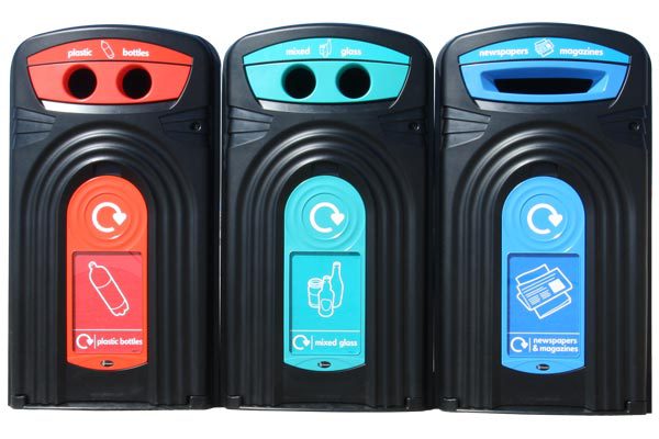 Nexus® 360 Wheelie Bin Housings ideal for waste and recycling collection in usy locations