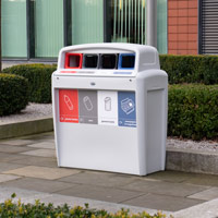 Nexus® Evolution City Quad Recycling Bin