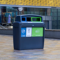Nexus® Evolution City Trio Recycling Bin