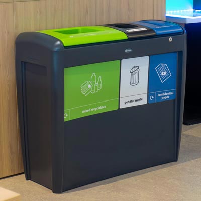 Nexus® Shuttle Food Waste Recycling Bin - Pedal Operated - Glasdon, Inc.