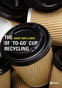 Download the Glasdon eBook - What, Why, How of 'to-go' Cup Recycling Cover