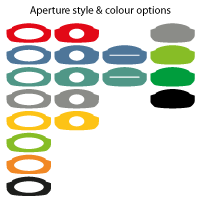 What is this? Nexus® Stack 30 Aperture Styles & Colours