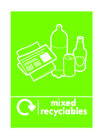 What is this? Origin&trade; 110 Recycling Bin - Recycling Plaque Graphics