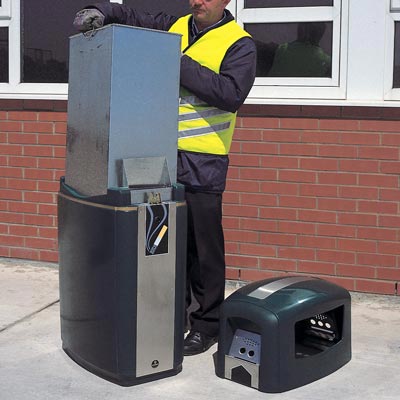 cigarette litter bins Integro™ Cigarette/Litter Bin by Glasdon