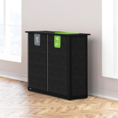 Origin&trade; Infinity Duo 140 Litre Slimline Recycling Station Space-Saving Design