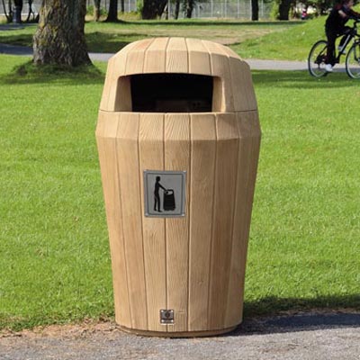 Sherwood&trade; Litter Bin with Hooded Top