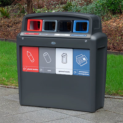 Nexus® Evolution City Recycling Bins