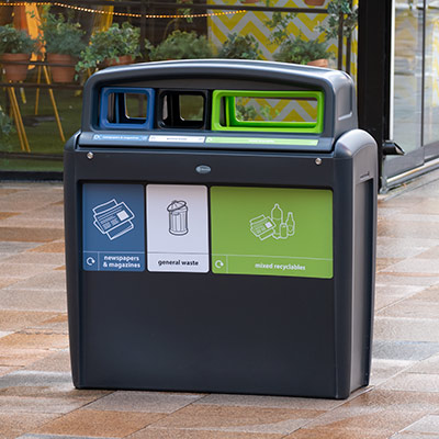 Nexus® Evolution City Recycling Bins