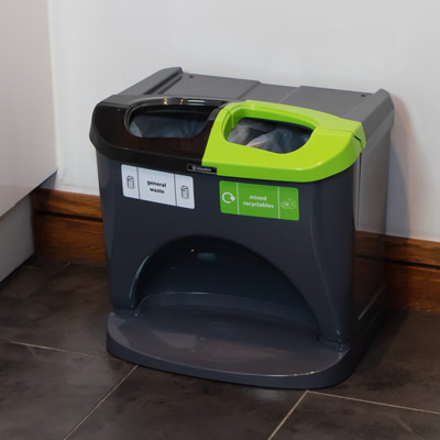 Nexus® Stack Duo Recycling Bin 302S Collect 2 Waste Streams in One