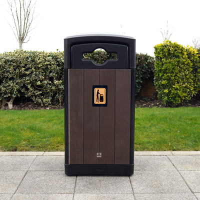 Origin™ Curve 110 RSA Litter Bin Made from Recycled Materials