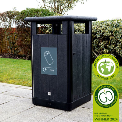 Origin&trade; Horizon 110 Recycling Bin Made from Recycled Materials