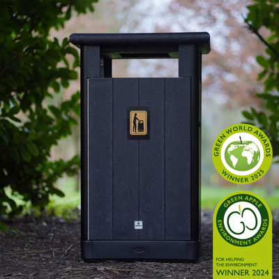 Origin™ Horizon 110 Litter Bin Made from Recycled Materials