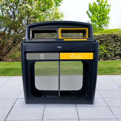 Nexus® Evolution City Vision Duo Recycling Bin